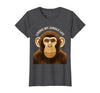Mademark Living My Jungle Life Monkey Design T-Shirt - Women - Dark Heather Grey