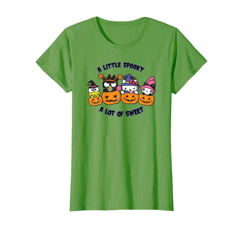 SANRIO Hello Kitty and Friends Halloween A Little Spooky T-Shirt - Grass Green