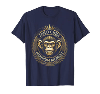 Zero Chill Maximum Monkey Fun Graphic Design T-Shirt - Men