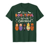 Its A Bootiful Day In The Laborhood Tee Nurse Spooky Swaddle Squad Halloween Funny Labor and Delivery T-Shirt - Dark Green