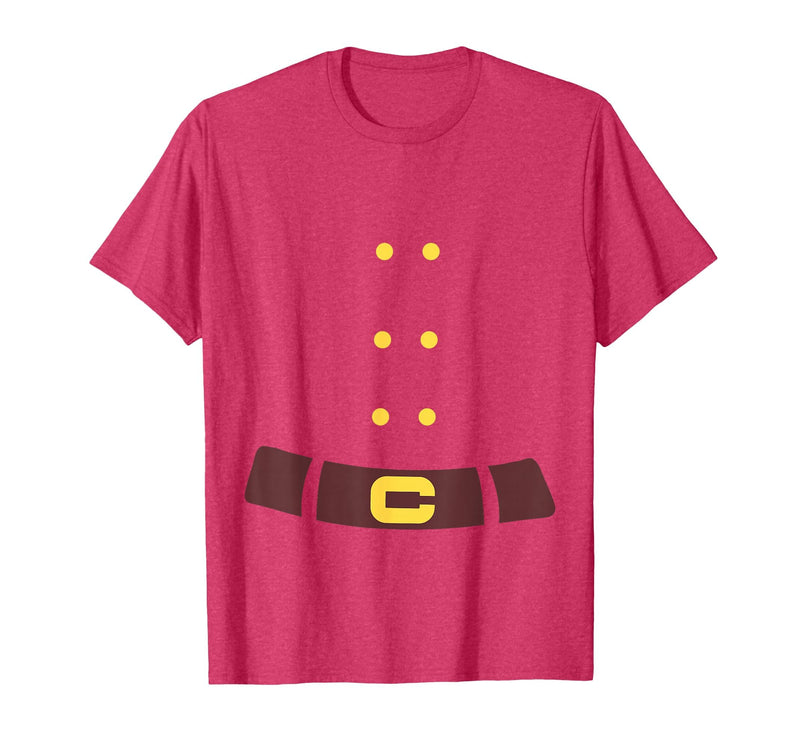 Dwarf Elf Halloween Costume Dwarf Costume Last Minute Halloween Costume T-Shirt - Red Heather