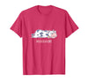 Bad Mood Sleeping Cow Tee Moooody Cow Beef Milk Farm Animals T-Shirt - Red Heather