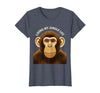 Mademark Living My Jungle Life Monkey Design T-Shirt - Women - Heather Blue