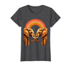 Mademark Be Kind Elephant Gentle Touch Illustration T-Shirt - Women - Dark Heather Grey