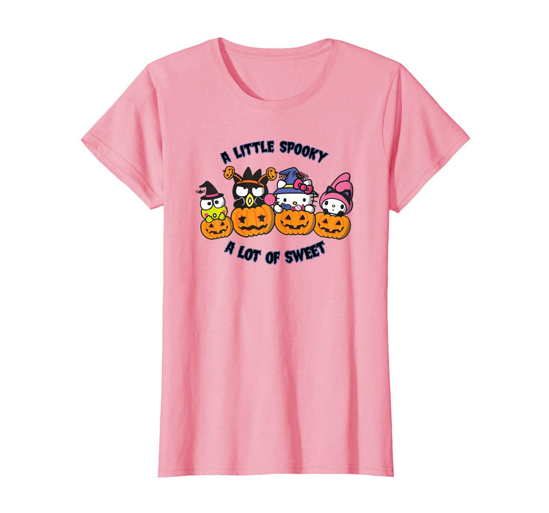 SANRIO Hello Kitty and Friends Halloween A Little Spooky T-Shirt - Pink