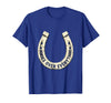 Mademark Horses Over Everything Equestrian Design T-Shirt - Men - Royal Blue