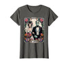 The Lovers Tarot Card Spooky Halloween Women Men The Monster Frankenstein and Bride The Lovers Tarot Card T-Shirt - Asphalt