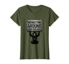 Mademark Monkeying Around Stone Cold Sober Design T-Shirt - Women - Olive Green