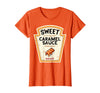 Halloween Shirts For Women Men Kids Boys Girls Halloween Caramel Sauce Funny Food Costume Women Men Kids T-Shirt - Orange
