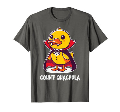 Funny Halloween Costume Count Quackula Funny Duck Halloween Costume T-Shirt