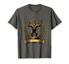 Mademark Monkey Flexing Muscles on Gym Podium T-Shirt - Men - Asphalt Grey