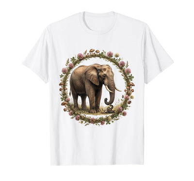 Mademark Be Kind Elephant Nudging Baby Bird Illustration T-Shirt - Men