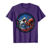 Mademark Shark vs Octopus Epic Underwater Showdown T-Shirt - Red