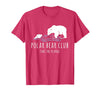 Global Warming Awareness Arctic Winter Ice Polar Bear Club Take The Plunge Ice Bear T-Shirt - Red Heather