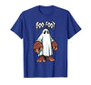 Spooky Bigfoot Sasquatch Ghost Halloween Humor Fun Boo Foot Bigfoot Ghost Sasquatch Halloween Funny Humor T-Shirt - Royal
