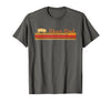 Showing Cattle T-Shirts And Apparel Show Dad - Fun Distressed Look for Showing Pigs T-Shirt - Asphalt Grey