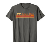 Showing Cattle T-Shirts And Apparel Show Dad - Fun Distressed Look for Showing Pigs T-Shirt - Asphalt Grey