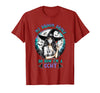 CCHT Dialysis Technician My Broom Broke So Now I'm a CCHT Dialysis Tech Halloween T-Shirt - Cranberry Red