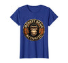 Mademark Monkey Brain Activated Funny Primate Design T-Shirt - Women - Royal Blue