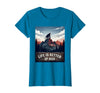 Mademark Life Is Better Up High Monkey Design T-Shirt - Women - Sapphire Blue