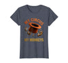 Mademark My Circus My Monkeys Funny Women Design T-Shirt - Women - Heather Blue