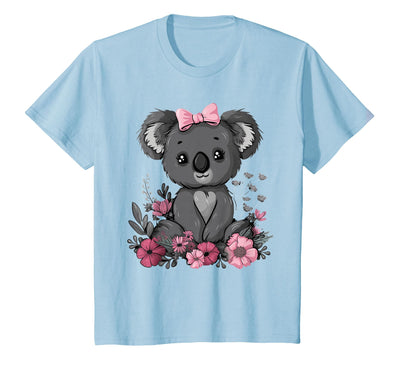 Kawaii Koala with Pink Bow T-Shirt