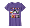 Halloween Shirts For Women Men Kids Boys Girls Halloween Dentist Trick Or Teeth Dental Costume Men Women T-Shirt - Purple
