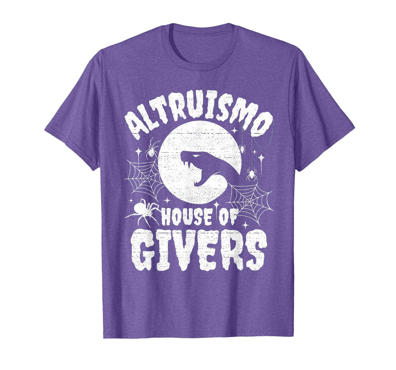 House of Givers Halloween Party Halloween Costume Altruismo House of Givers T-Shirt - Purple Heather