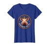 Mademark Blessed by the Pig Funny Farm Animal Design T-Shirt - Royal Blue