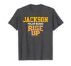 Jackson Polar Bears Official High School Gear Jackson Polar Bears Rise Up HS T-Shirt - Dark Heather Grey