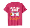 Dog Lover Spooky Grooming Groomer Attire Pet Groomer Funny Halloween Making Dogs Bootiful T-Shirt - Red Heather