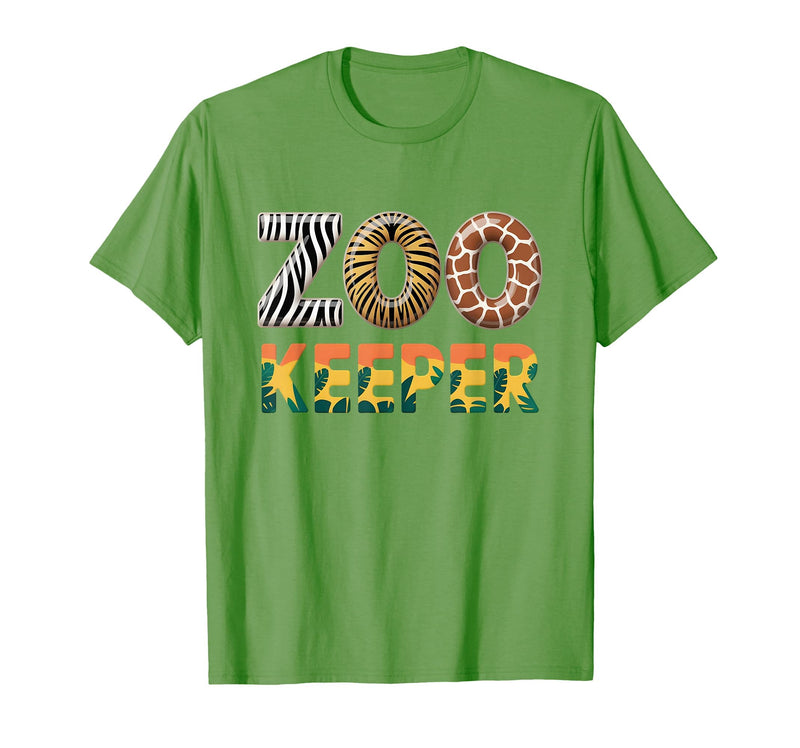 Zoo Keeper Costume Adult Party Safari Zookeeper Zoo Keeper Costume Adult Halloween Party Safari Zookeeper T-Shirt - Grass