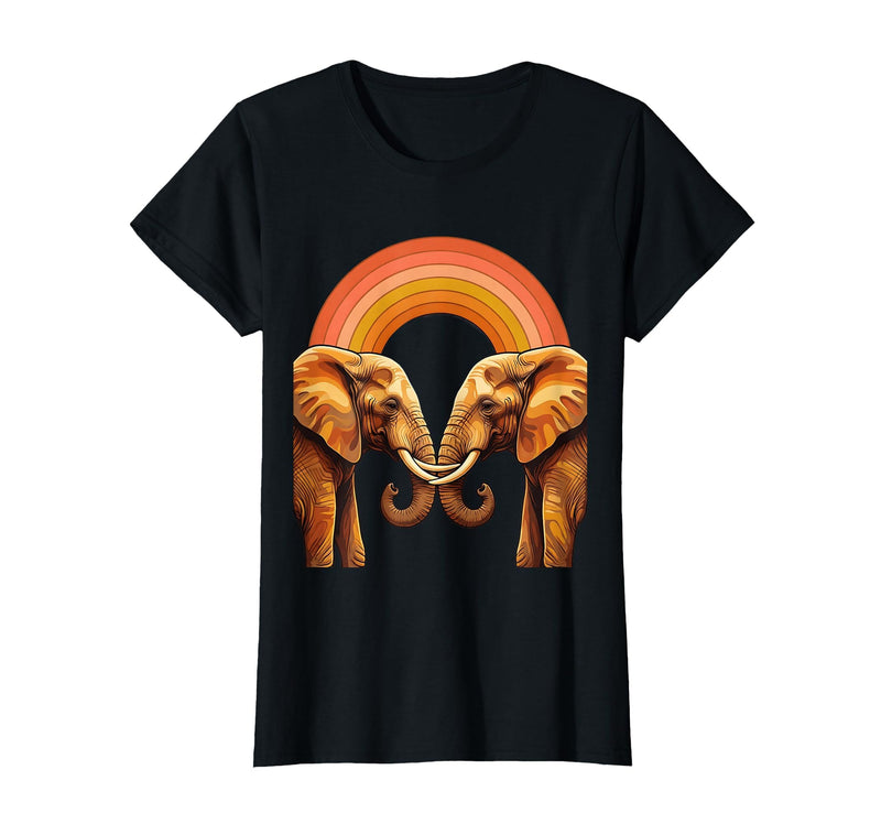 Mademark Be Kind Elephant Gentle Touch Illustration T-Shirt - Women - Black