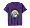 Mademark Sea Cow Vibes Only Manatee Design T-Shirt - Purple