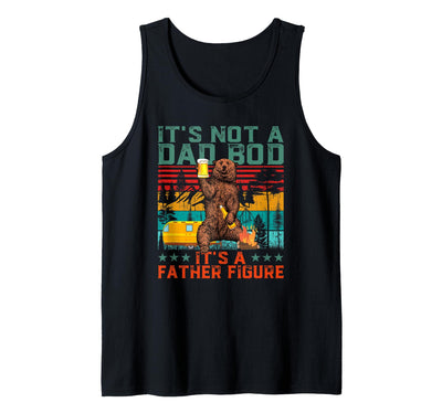 It's Not A Dad BOD It's Father Figure Bear Beer Fathers Day Tank Top