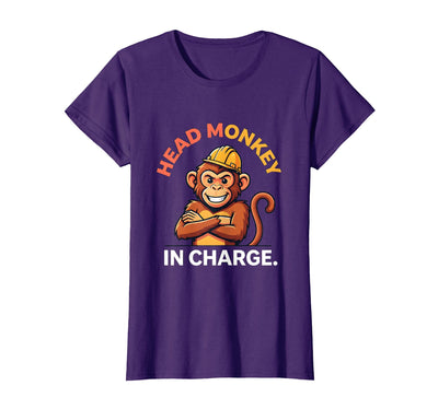 Head Monkey In Charge Circus Boss Design T-Shirt - Women