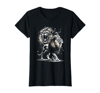 Lion Majestic and Proud in Artistic Style T-Shirt