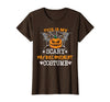 Halloween Party Costume Apparel Men Women This is My Scary Payroll Specialist Costume Halloween Party T-Shirt - Brown