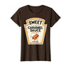 Halloween Shirts For Women Men Kids Boys Girls Halloween Caramel Sauce Funny Food Costume Women Men Kids T-Shirt - Brown