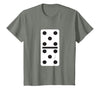 Fun and Easy Halloween Costume T-Shirts - Dominoes Double Five Dominoes Halloween Costume 5 Domino Game T-Shirt - Olive