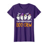 Halloween Tees for Women Men Kids Team Paraprofessional Boo Crew Ghost Halloween para Costume T-Shirt - Purple