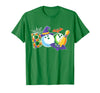 Bowling Boo Creepy Halloween Costume Pumpkin Bowling Lover T-Shirt - Kelly Green