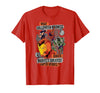 Marvel Halloween Madness Awaits the Greatest Super Heroes T-Shirt - Red