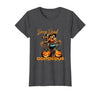 Evil Hot Wife Girlfriend Fiance Halloween Gift Tee Drop Dead Gorgeous Retro Vintage Pin-Up Scarecrow Halloween T-Shirt -