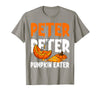 Halloween Matching Couple Shirts Women Men Funny Peter Pumpkin Eater Halloween Costume Men Boyfriend T-Shirt - Slate Grey