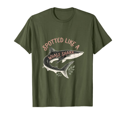 Spotted Like a Whale Shark Ocean Design T-Shirt