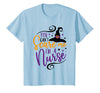 Spooky Nurse Halloween Tees You Can't Scare Me I'm a Nurse Funny Halloween Nurse T-Shirt - Baby Blue