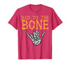Mens Halloween Shirts For Dad Daddy Papa Men Halloween Dad to The Bone Skeleton Hand Fun Papa Costume Men T-Shirt - Red