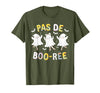 Ballet Ghost Halloween 2024 Spooky Dance Lover Pas de Boo-rée Ghost Ballet Dancer Halloween Dance Teacher T-Shirt - Olive