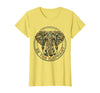 Mademark Be the Elephant Strength and Wisdom Design T-Shirt - Women - Lemon Yellow